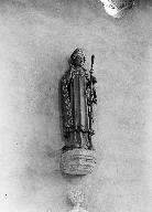 Statue (d'applique) : saint Ouen (1), église paroissiale Saint-Ouen (Quéménéven)