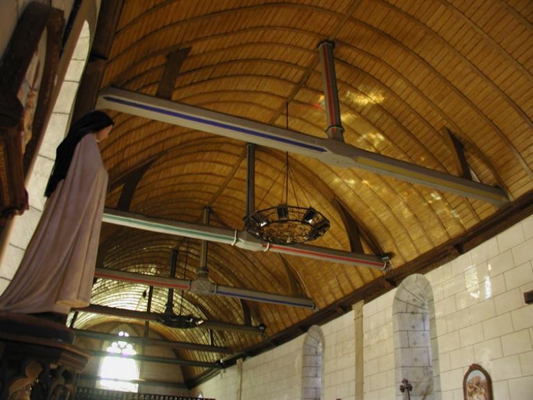 Charpente de l'église Saint-Hilaire (Saint-Hilaire-des-Landes)