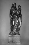 Statue (statuette) : Vierge à l'enfant, église paroissiale Saint-Léonard (Fougères)
