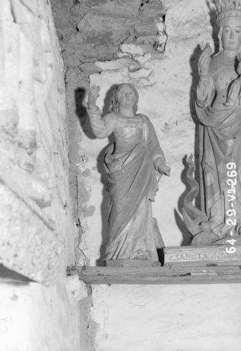 Statue : Sainte Tréphine, chapelle de la Trinité (Kergloff)