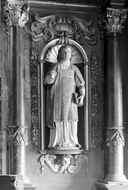 Statue de saint Gervais, église paroissiale Saint-Gervais, Saint-Protais (Guenroc)