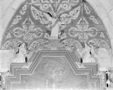 Statue (3, statuette) : Christ bénissant (2) anges, église paroissiale Notre-Dame (Bringolo)
