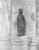 Statue (d'applique, petite nature) : saint non identifié, chapelle de la Trinité (Plozévet)