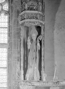 Statue (petite nature) : saint Nicolas (1), chapelle Saint-Nicolas (Priziac)