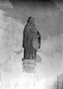 Statue (petite nature) : saint Félix de Cantalice, chapelle Notre-Dame-de-la-Consolation (Gourin)