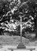 Croix d'autel, chapelle de la Croix-Marie, la Gaudinais (Plöermel)