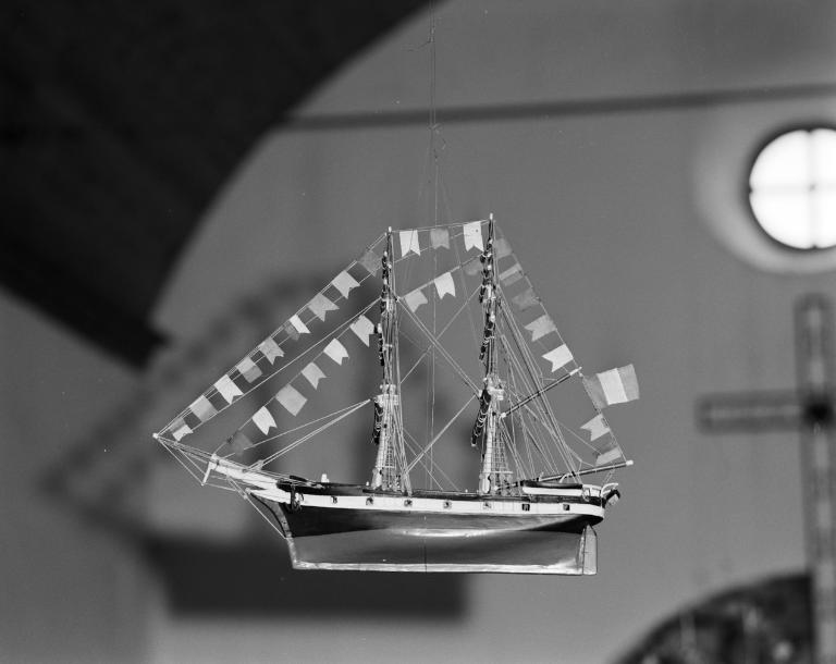 Ex-voto, maquette (suspendu) (2), chapelle Notre-Dame-du-Bon-Voyage (Séné)