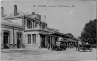 Gare, rue de la Gare ; rue Ampère (Dinard)