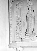 Groupe sculpté (d'applique) : Arbre de Jessé, chapelle Saint-Nicolas (Priziac)
