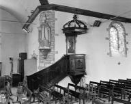 Chaire à prêcher, église paroissiale Saint-Vincent Ferrier (le Tour-du-Parc)