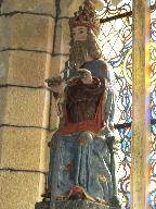 Statue (d'applique, petite nature) : Trinité, chapelle de la Trinité (Langoëlan)