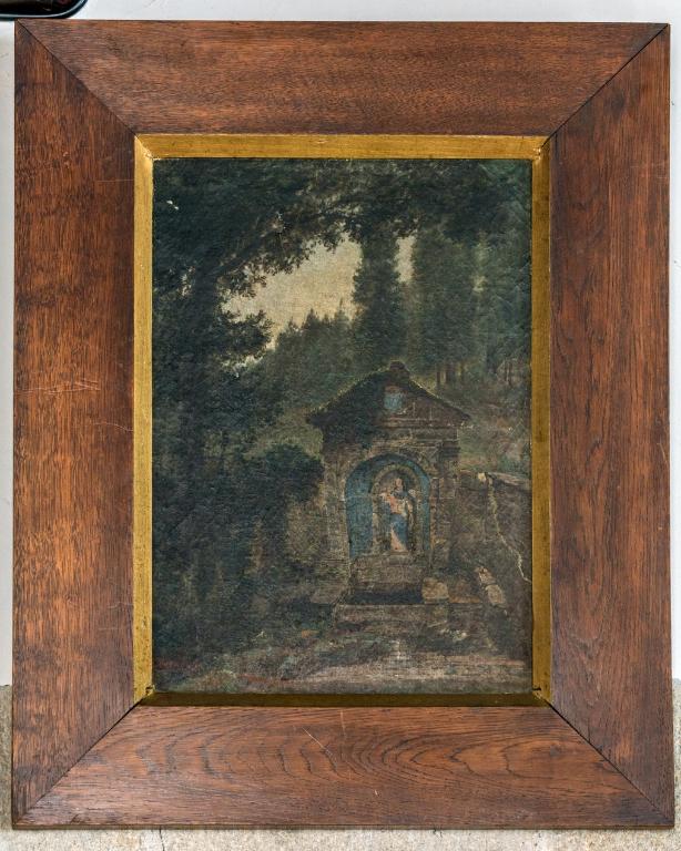 Tableau : Fontaine de Notre-Dame-du-Roncier, basilique Notre-Dame-du-Roncier (Josselin)