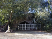 Grotte de Lourdes, rue Mademoiselle du Vautenet, la Butte (Meillac)