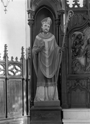 Statue (3, petite nature) : saint Martin de Tours, saint Yves de Tréguier, Vierge à l'Enfant, église paroissiale Saint-Nicolas (La Dominelais)