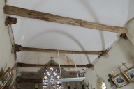 Décor de charpente : entraits, sablières