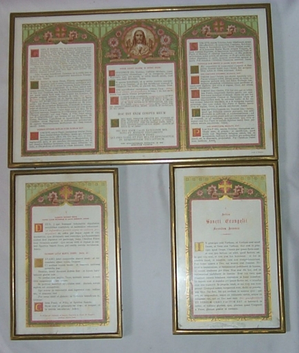 Ensemble 1 de 3 canons d'autel