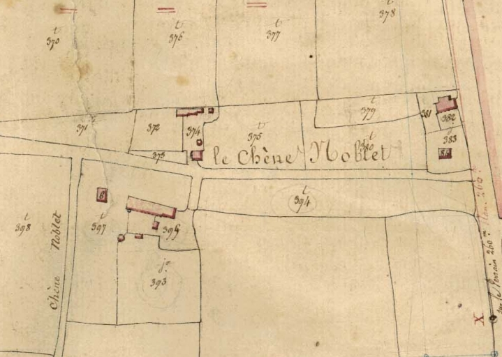 1ère ferme, rue du Chêne Noblet (Chevaigné)