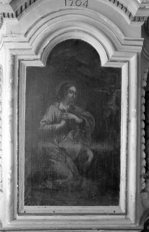 Autel (2), retable (2), statue (4), tableau (2, autel secondaire, autel tombeau, retable architecturé, petite nature) : saint Jean, saint Fiacre, saint Joseph et l'Enfant, sainte Madeleine, sainte Barbe, sainte Marguerite, prieuré Notre-Dame, église paroissiale de chanoines réguliers de Saint-Augustin (Arbrissel)