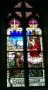 Verrière à personnages de la baie 15 : Apparition du Christ à saint François d'Assise