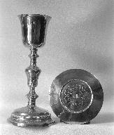 Calice & patène 1, église Saint-Michel (Glénac fusionnée en La Gacilly en 2017)