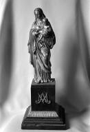 Statue (statuette) : Vierge à l'Enfant, église Saint-Pierre et Saint-Paul (Langonnet)