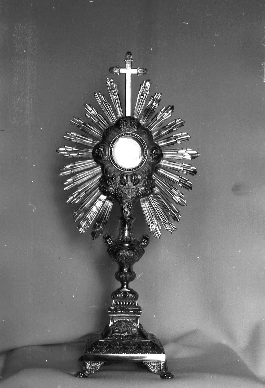 Ostensoir, église paroissiale Saint-Aubin (Brandivy)