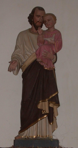 Statue sur culot : saint Joseph et l'Enfant