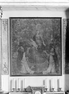 Tableau : Donation du Rosaire, église paroissiale Saint-Pierre (Sibiril)