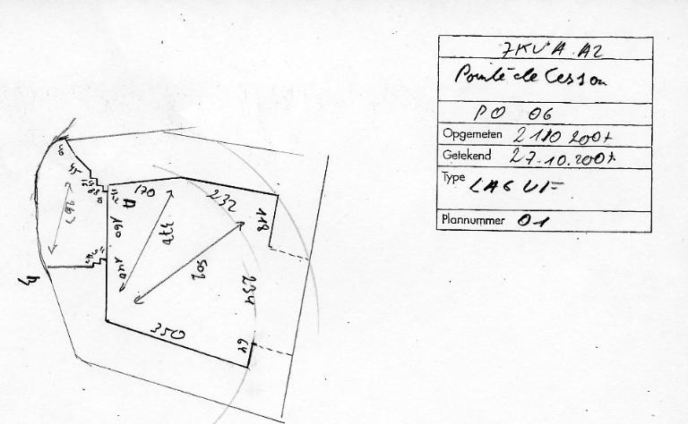 Bunker - casemate de type VF pour un canon de 5 cm, Domaine de la Tour de Cesson, rue de la Tour (Saint-Brieuc)
