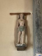 Statue : Saint Sébastien, chapelle Saint-Sébastien (La Grée-Saint-Laurent)