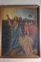 Tableau : Jésus remettant à saint Pierre les clés du Paradis