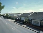 Cité jardin, rue Jean-Marcel-Châtel ; rue Ferdinand-de-Lesseps (Rennes)