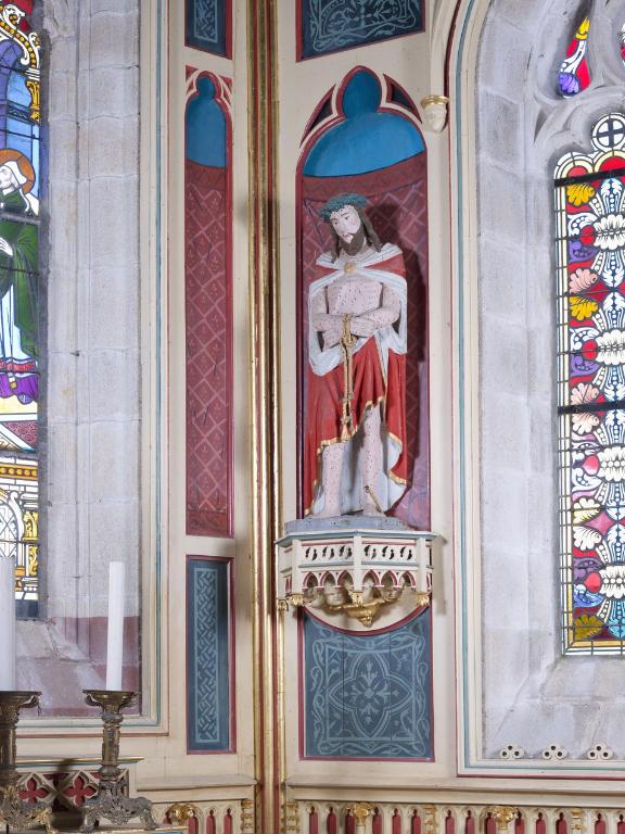 Statue : Ecce homo, Eglise Saint-Ténénan (Guerlesquin)