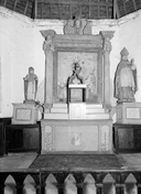 Autel, retable (maître-autel, retable architecturé), chapelle Saint-Guénin (Plouray)