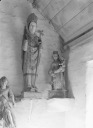 Statue : Saint Corentin, chapelle Notre-Dame du Paradis (Poullaouen)
