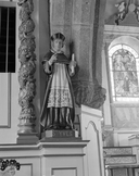 Statue (petite nature, d'applique) : saint Yves, église paroissiale Saint-Collodan (Plogoff)