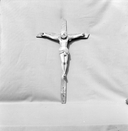 Croix d'autel (anciennement statue du Christ en croix numéro 3) : Christ en croix (2), chapelle Saint-Nicodème (Ploéven)