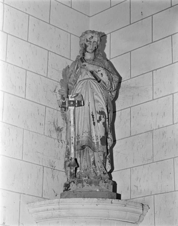 Statue (petite nature) : sainte Philomène, église paroissiale Saint-Saturnin (Sarzeau)