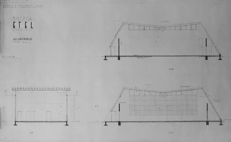 Gymnase du lycée, 56 rue Émile James (Étel)