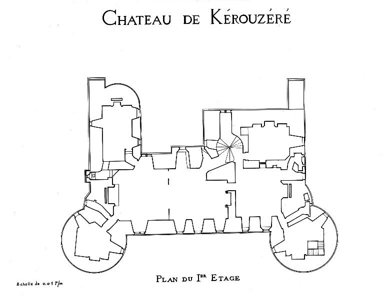 Château fort de Kerouzéré dit château de Kerouzéré (Sibiril)