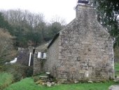 Moulin à farine de la Civière, actuellement maison (Kergrist-Moëlou)