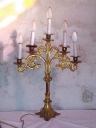 Ensemble de 2 chandeliers d'autel