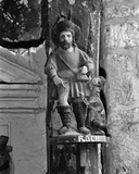 Statue (statuette) : saint Roch, église paroissiale Sainte-Agnès (Tréfumel)
