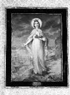 Tableau (tableau de commémoration) : Apparition de la Vierge, dit Star of the sea, mairie (île-de-Sein)