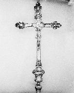 Croix de procession 4, église Saint-Pierre (Lanouée fusionnée en Forges de Lanouée en 2019)