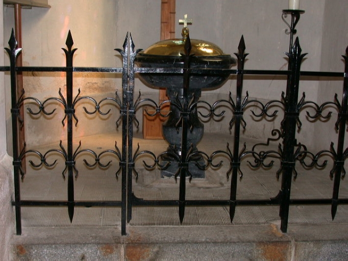 Paire de clôtures de chapelle