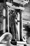 Statue de saint Fiacre, église paroissiale Saint-Martin (Javené)