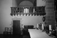 Tribune du choeur, église paroissiale Saint-Pierre (Dompierre-du-Chemin fusionnée en Luitré-Dompierre en 2019)