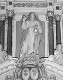 Ensemble de 5 statues : Saint Pierre, Saint Paul, Christ, Vierge, Saint Joseph, église Saint-Pierre-Saint-Paul (Guégon)