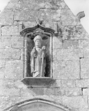 Statue (petite nature) : saint Ouen (2), église paroissiale Saint-Ouen (Quéménéven)